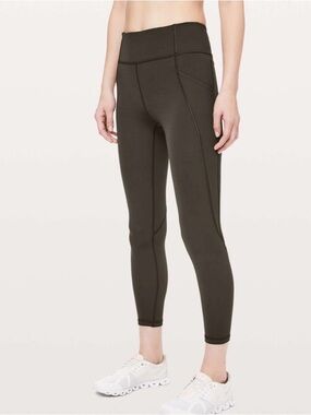 Lululemon Time To Sweat 7/8 Tight 25"
Dark Olive